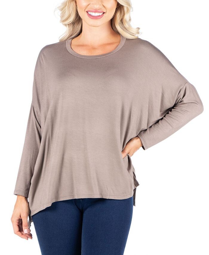 Женский топ оверсайз с длинными рукавами «летучая мышь» 24seven Comfort Apparel, цвет Lavendar
Женский топ оверсайз с длинными рукавами «летучая мышь» 24seven Comfort Apparel, цвет Lavendar