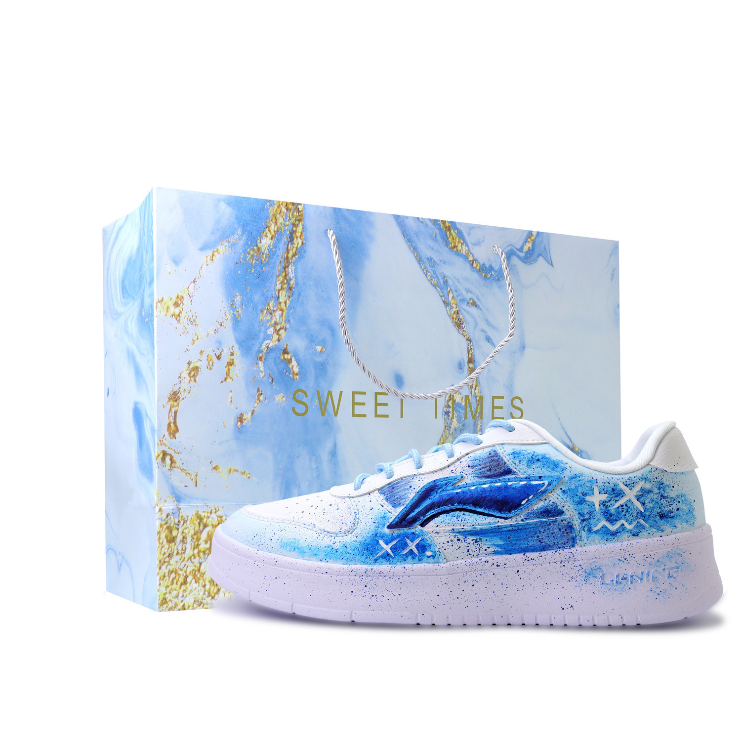 LINING Лининг Понтун Боутс устойчивые к истиранию, легкие и дышащие лоу-топ скейтбордские кроссовки унисекс бело-синие, цвет White Blue
LINING Лининг Понтун Боутс устойчивые к истиранию, легкие и дышащие лоу-топ скейтбордские кроссовки унисекс бело-синие, цвет White Blue