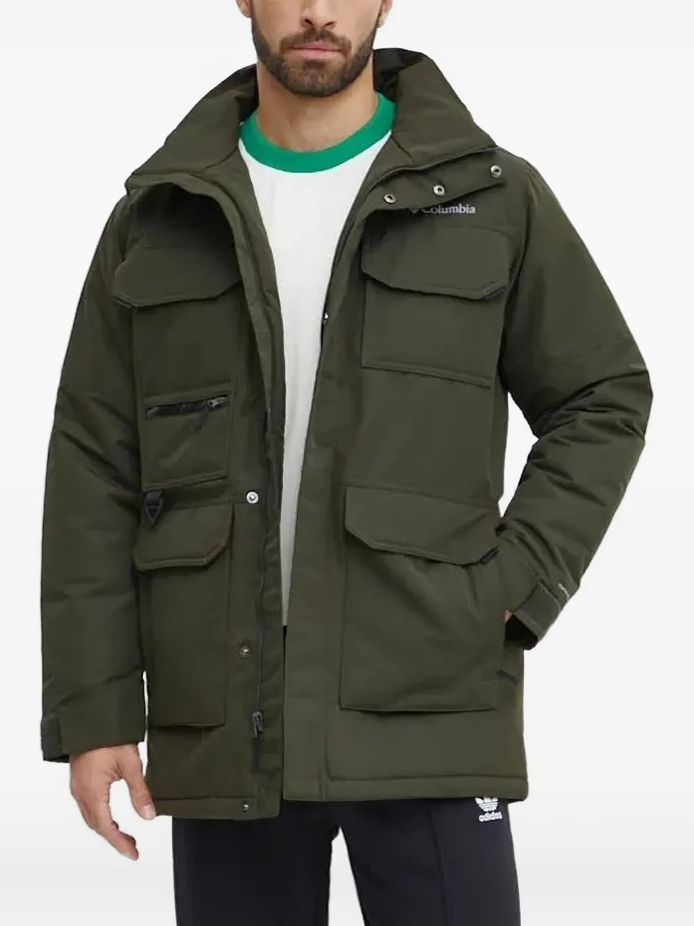 Куртка с капюшоном и карманами Columbia, зеленый
Куртка с капюшоном и карманами Columbia, зеленый