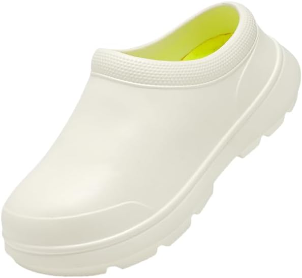 Однотонные водонепроницаемые сабо для повара, легкие с мягкой подошвой, повседневные шлепанцы с закрытым носком из EVA, противоскользящие Hhhchpm, бежевый
Однотонные водонепроницаемые сабо для повара, легкие с мягкой подошвой, повседневные шлепанцы с закрытым носком из EVA, противоскользящие Hhhchpm, бежевый