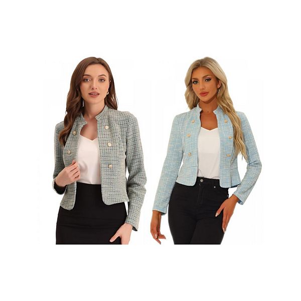2 упаковки женского элегантного пиджака в клетку из твида Inspire Chic, Beige Light Blue
2 упаковки женского элегантного пиджака в клетку из твида Inspire Chic, Beige Light Blue