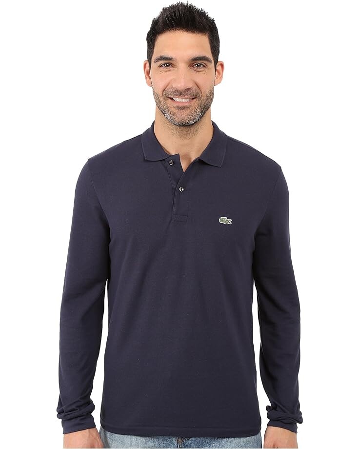 Поло Lacoste Long Sleeve Classic Pique Shirt, цвет Navy Blue
Поло Lacoste Long Sleeve Classic Pique Shirt, цвет Navy Blue