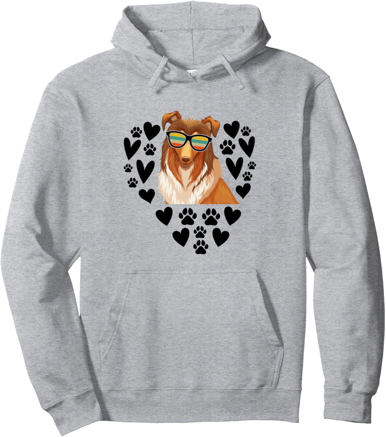 Толстовка с изображением сердца колли Rough Collie Dog Lover Rough Collie Puppy, серый
Толстовка с изображением сердца колли Rough Collie Dog Lover Rough Collie Puppy, серый