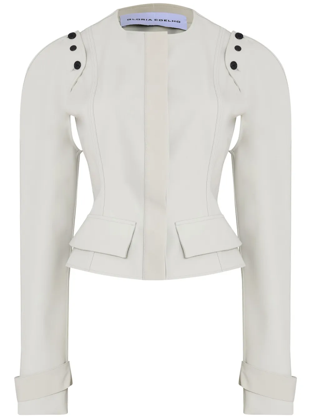 Куртка со съемными рукавами Gloria Coelho, белый 
Куртка со съемными рукавами Gloria Coelho, белый