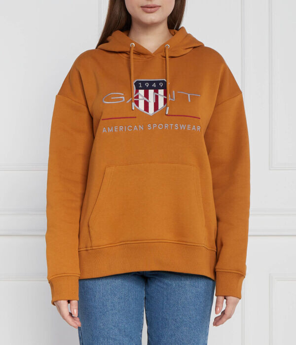 Толстовка женская Gant с вышивкой, коричневый
Толстовка женская Gant с вышивкой, коричневый