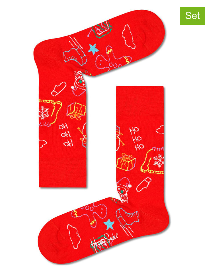 Носки Happy Socks 2er-Set: Socken Ho Ho Ho, красный
Носки Happy Socks 2er-Set: Socken Ho Ho Ho, красный
