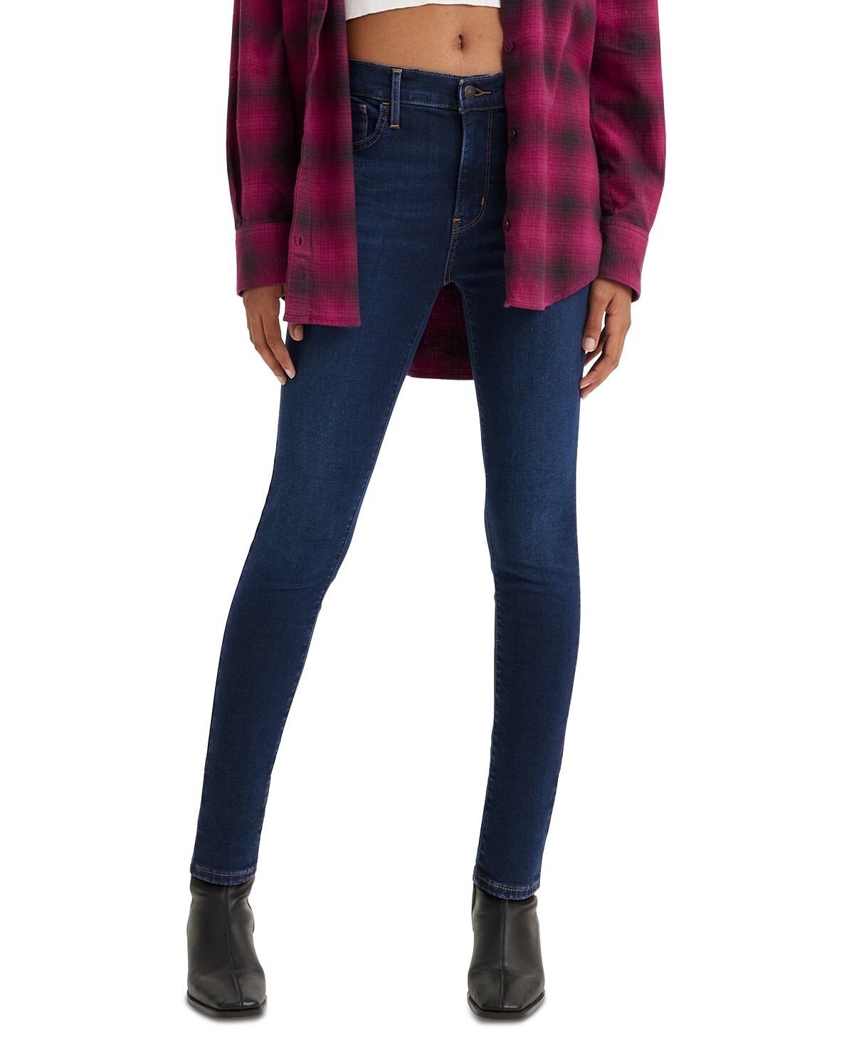 Женские эластичные суперузкие джинсы 720 с высокой посадкой Levi's
Женские эластичные суперузкие джинсы 720 с высокой посадкой Levi's