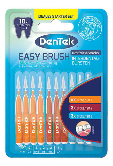 Щетка межзубная Dentek Easy Brush Mix 10 шт.
Щетка межзубная Dentek Easy Brush Mix 10 шт.