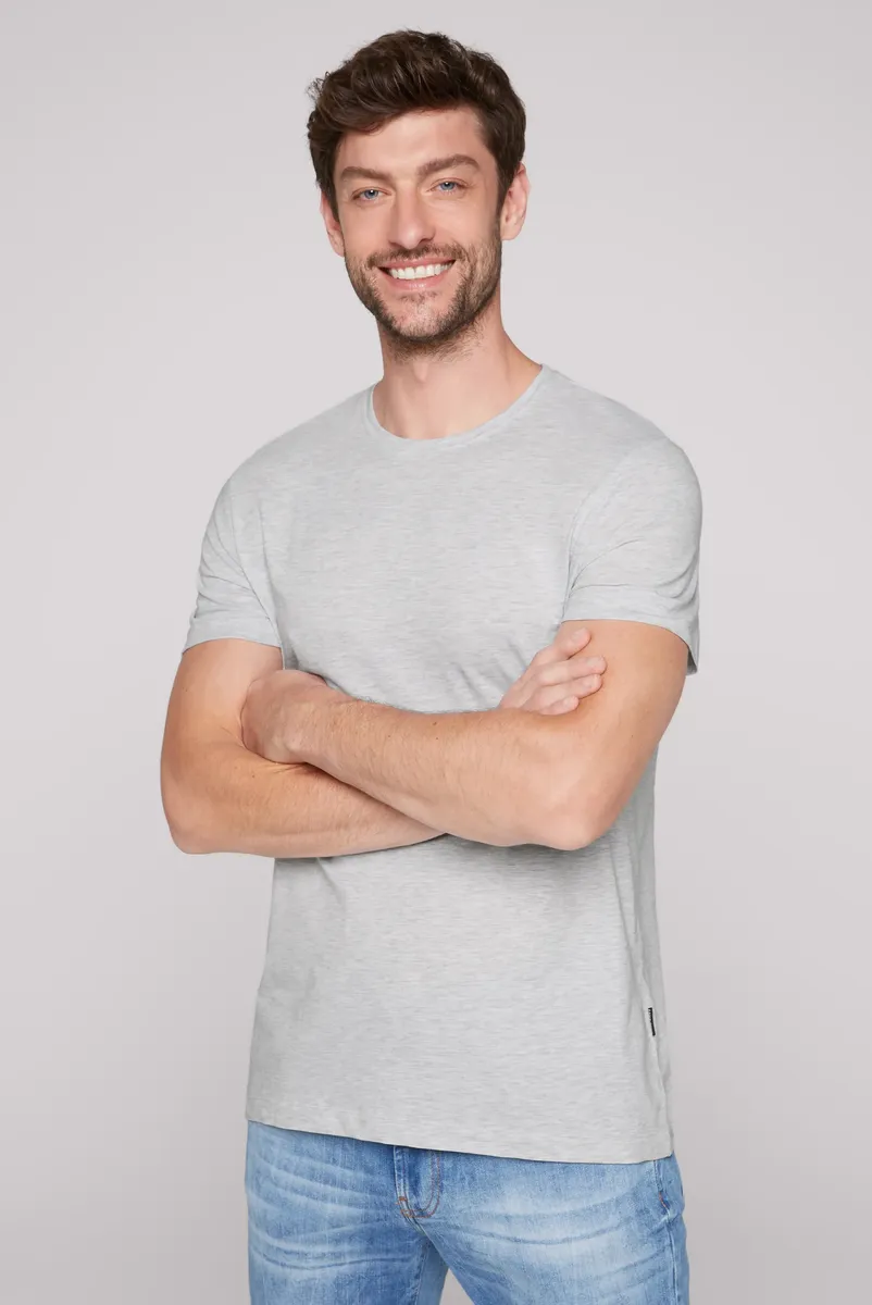 Рубашка CAMP DAVID с круглым вырезом, хлопок, серый
Рубашка CAMP DAVID с круглым вырезом, хлопок, серый