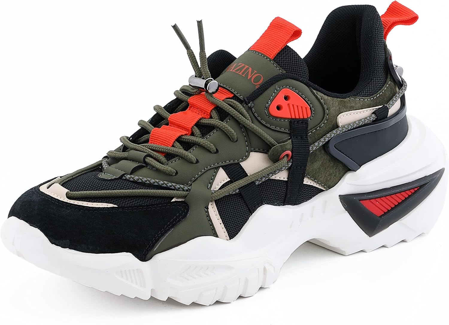 Мужские кроссовки Mazino Oasis Fashion Chunky - Мужская повседневная спортивная обувь, оранжевый/оливковый
Мужские кроссовки Mazino Oasis Fashion Chunky - Мужская повседневная спортивная обувь, оранжевый/оливковый