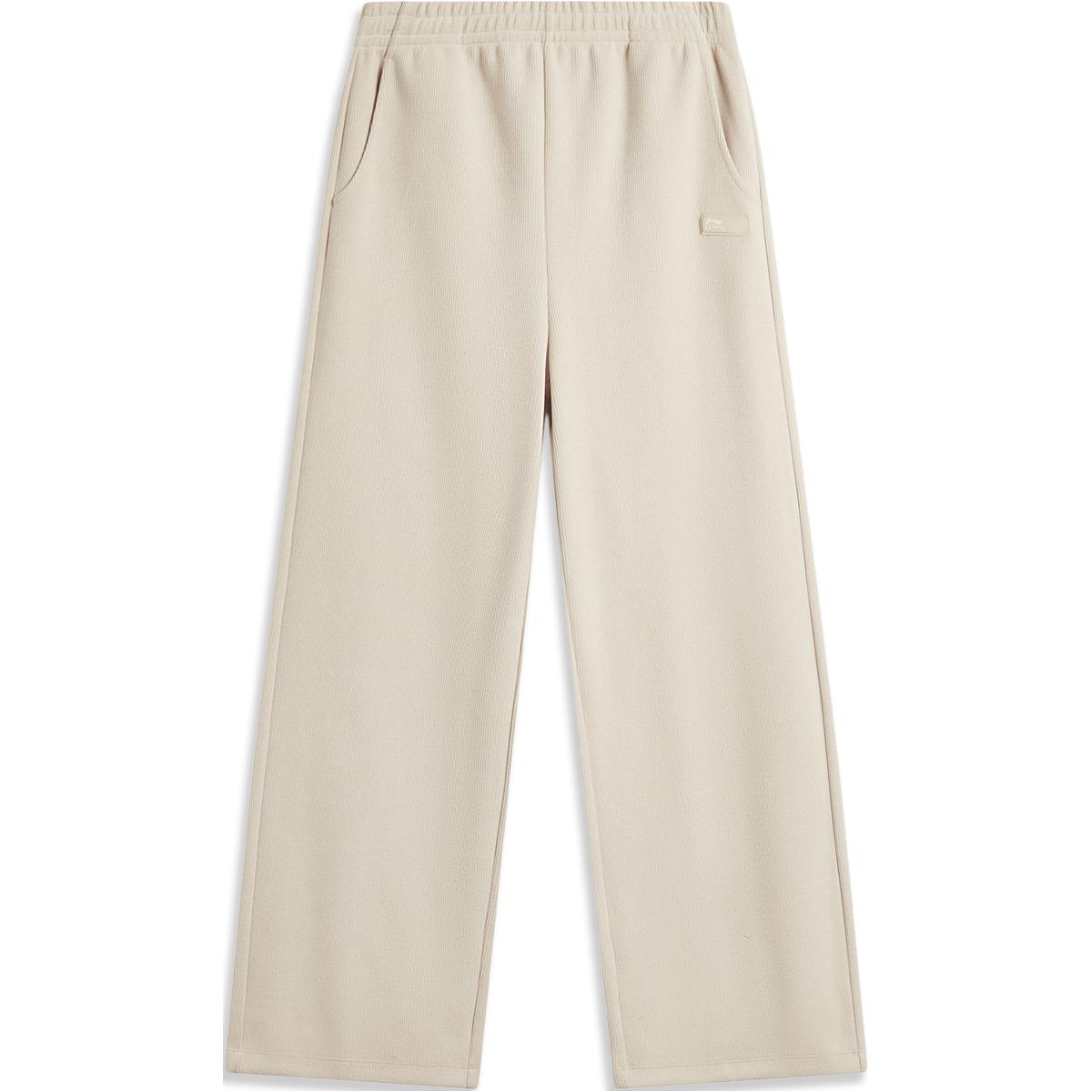 Лининг спортивные модные вязаные спортивные штаны женские овсяно-серые Oat Gray 
Лининг спортивные модные вязаные спортивные штаны женские овсяно-серые Oat Gray