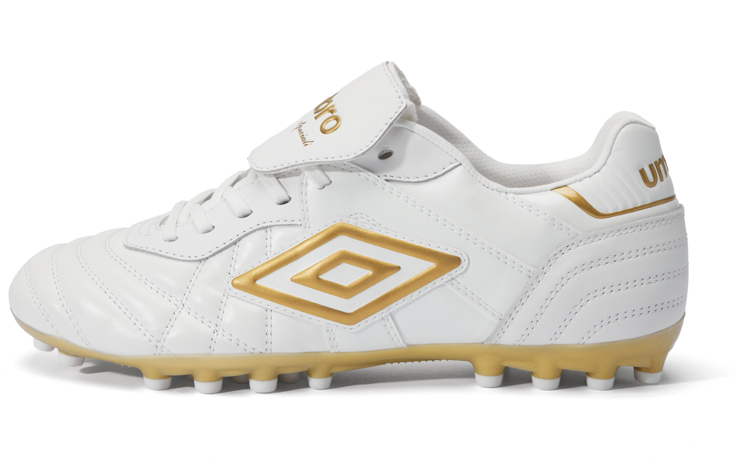 Umbro Футбольные бутсы Speciali Premier AG Gold Honor с шипами для игры на искусственном грунте, мужские
Umbro Футбольные бутсы Speciali Premier AG Gold Honor с шипами для игры на искусственном грунте, мужские