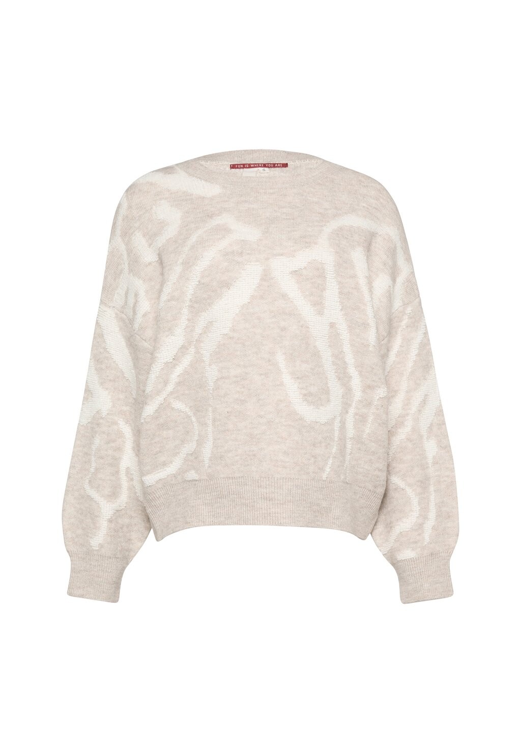 Джемпер JACQUARD QS, песочный
Джемпер JACQUARD QS, песочный