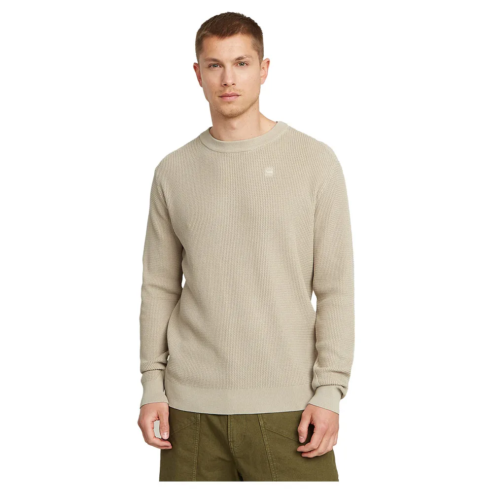 Свитер G-Star Serrated, бежевый 
Свитер G-Star Serrated, бежевый