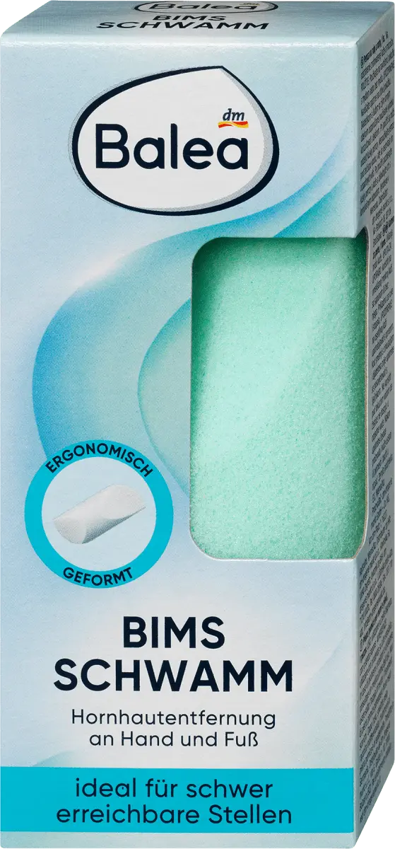 Пемзовая губка для удаления мозолей 1 шт. Balea
Пемзовая губка для удаления мозолей 1 шт. Balea