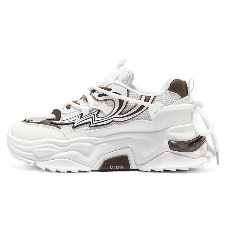MIIOW Низкие повседневные мужские туфли бело-коричневые, цвет White Brown
MIIOW Низкие повседневные мужские туфли бело-коричневые, цвет White Brown