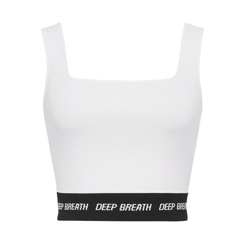 Жаккардовый трикотажный жилет Deep Breath с квадратным воротником, белый
Жаккардовый трикотажный жилет Deep Breath с квадратным воротником, белый