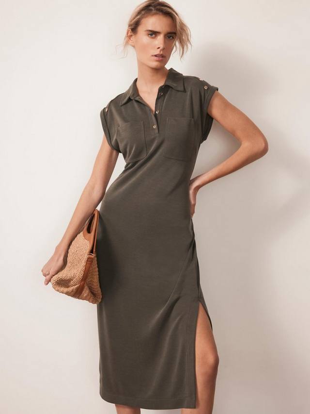 Платье миди с короткими рукавами в стиле Utility Mint Velvet, Khaki
Платье миди с короткими рукавами в стиле Utility Mint Velvet, Khaki