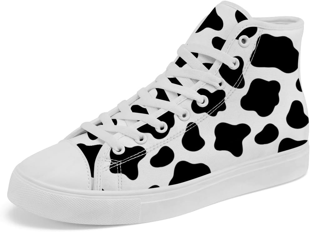 Кеды Chebing с высоким берцем для женщин и мужчин с принтом «корова», высокие кроссовки на шнуровке, повседневная обувь, белый
Кеды Chebing с высоким берцем для женщин и мужчин с принтом «корова», высокие кроссовки на шнуровке, повседневная обувь, белый