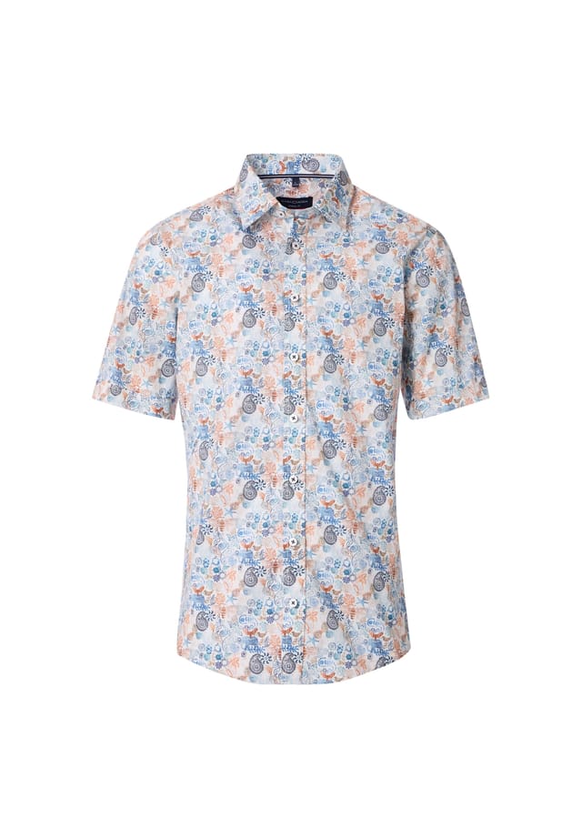 Повседневная рубашка с коротким рукавом и принтом повседневный крой Casamoda, голубой
Повседневная рубашка с коротким рукавом и принтом повседневный крой Casamoda, голубой