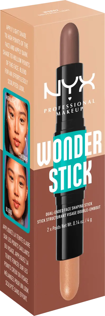 Contouringstift Wonder Dual Face Lift Universal Light 02 1 NYX PROFESSIONAL MAKEUP
Contouringstift Wonder Dual Face Lift Universal Light 02 1 NYX PROFESSIONAL MAKEUP