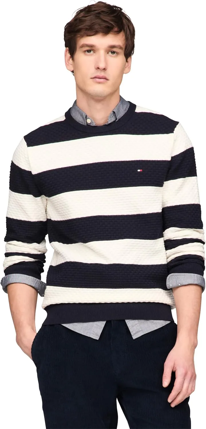 Tommy Hilfiger мужской свитер с текстурой вафли, легкий пуловер, Big & Tall
Tommy Hilfiger мужской свитер с текстурой вафли, легкий пуловер, Big & Tall