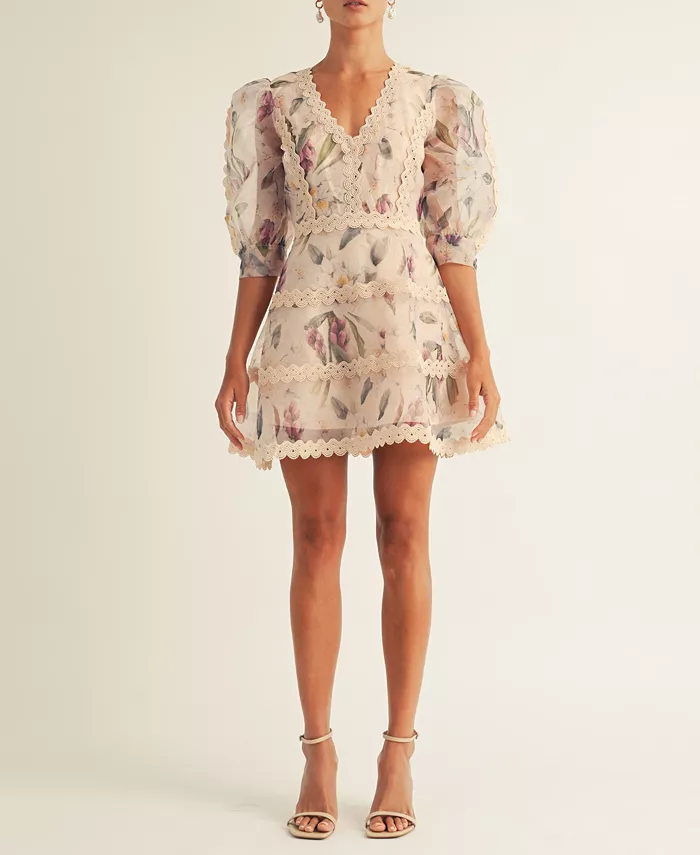 Женское мини-платье с V-образным вырезом Alkia AROSE STUDIO, INC, коричневый/бежевый
Женское мини-платье с V-образным вырезом Alkia AROSE STUDIO, INC, коричневый/бежевый