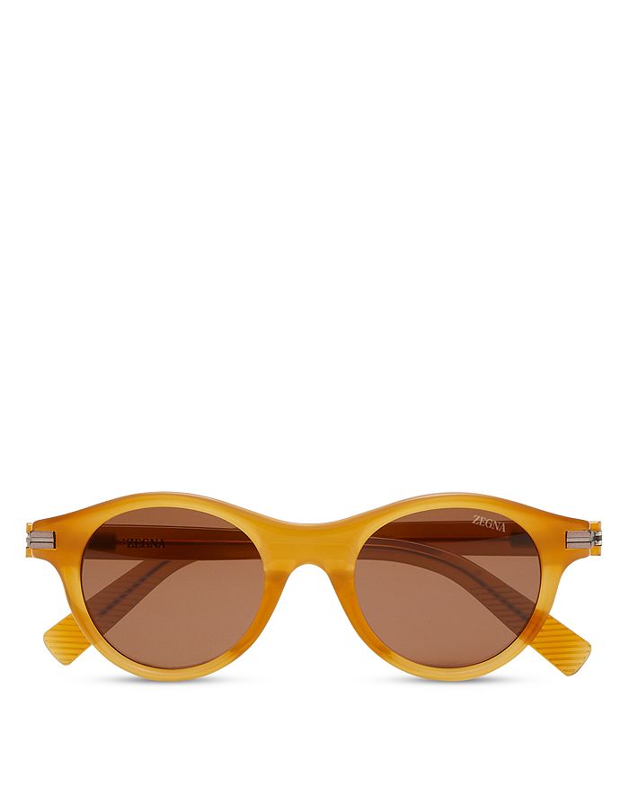 Ацетатные солнцезащитные очки, 48 мм ZEGNA, коричневый
Ацетатные солнцезащитные очки, 48 мм ZEGNA, коричневый