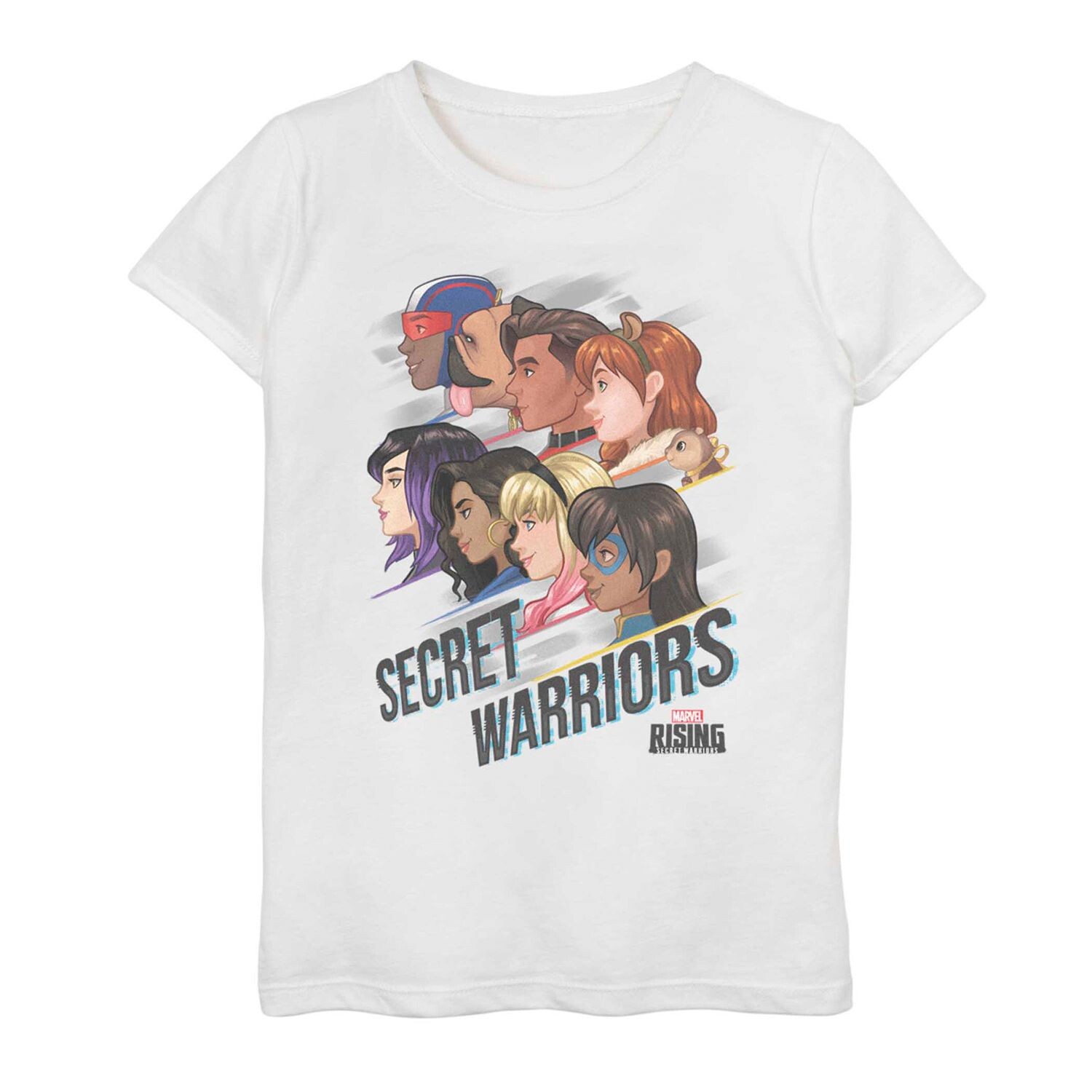 Футболка с рисунком Marvel Rising Secret Warriors Squad для девочек 7–16 лет Marvel, белый
Футболка с рисунком Marvel Rising Secret Warriors Squad для девочек 7–16 лет Marvel, белый