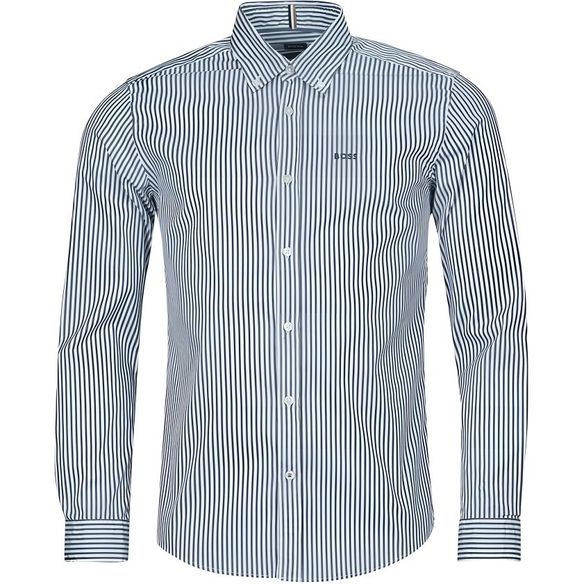 Рубашка Boss Pinstriped с фигурным подолом HUGO BOSS, черный
Рубашка Boss Pinstriped с фигурным подолом HUGO BOSS, черный