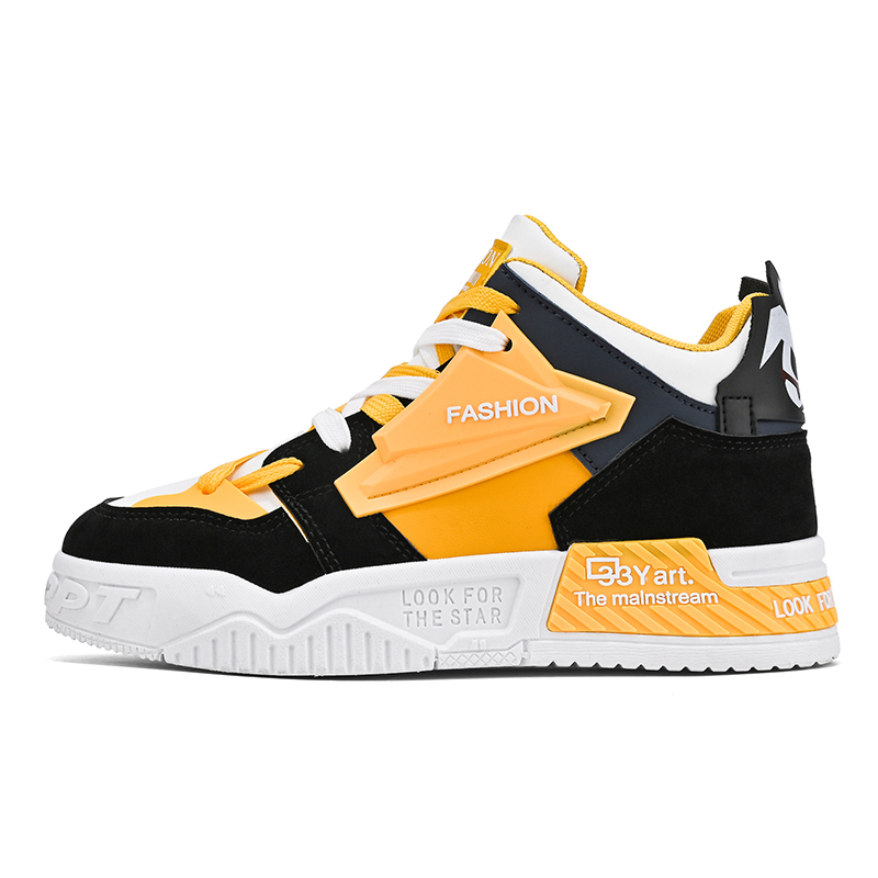 Износостойкие амортизирующие дышащие поддерживающие высокие детские скейтбординг кроссовки для подростков Cotton Gene, желтый
Износостойкие амортизирующие дышащие поддерживающие высокие детские скейтбординг кроссовки для подростков Cotton Gene, желтый