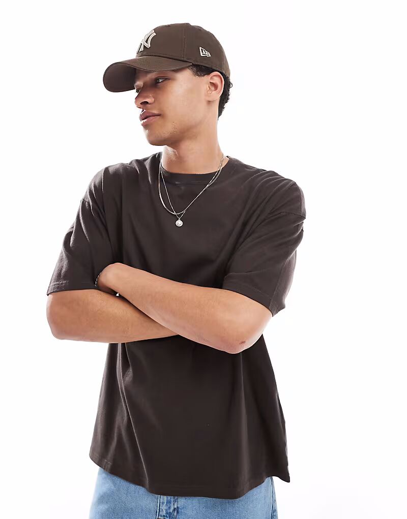 Мешковатая футболка Hollister коричневого цвета
Мешковатая футболка Hollister коричневого цвета