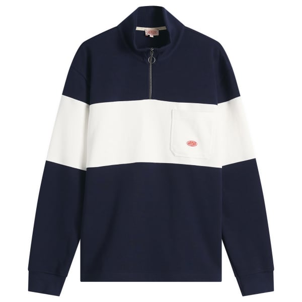 Полосатая толстовка с застежкой-молнией на половину длины Armor-Lux, Marine Deep & Milk
Полосатая толстовка с застежкой-молнией на половину длины Armor-Lux, Marine Deep & Milk