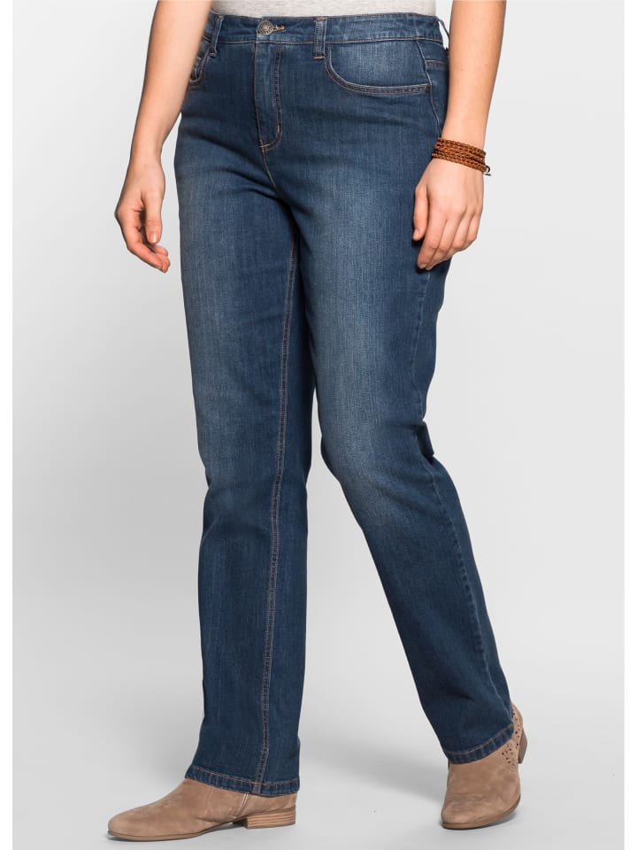 Джинсы sheego, синий деним
Джинсы sheego, синий деним