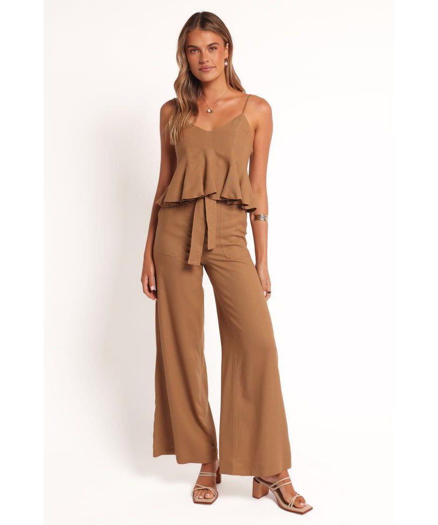 Женские брюки Zuva с поясом на завязках Petal and Pup, Golden palm
Женские брюки Zuva с поясом на завязках Petal and Pup, Golden palm