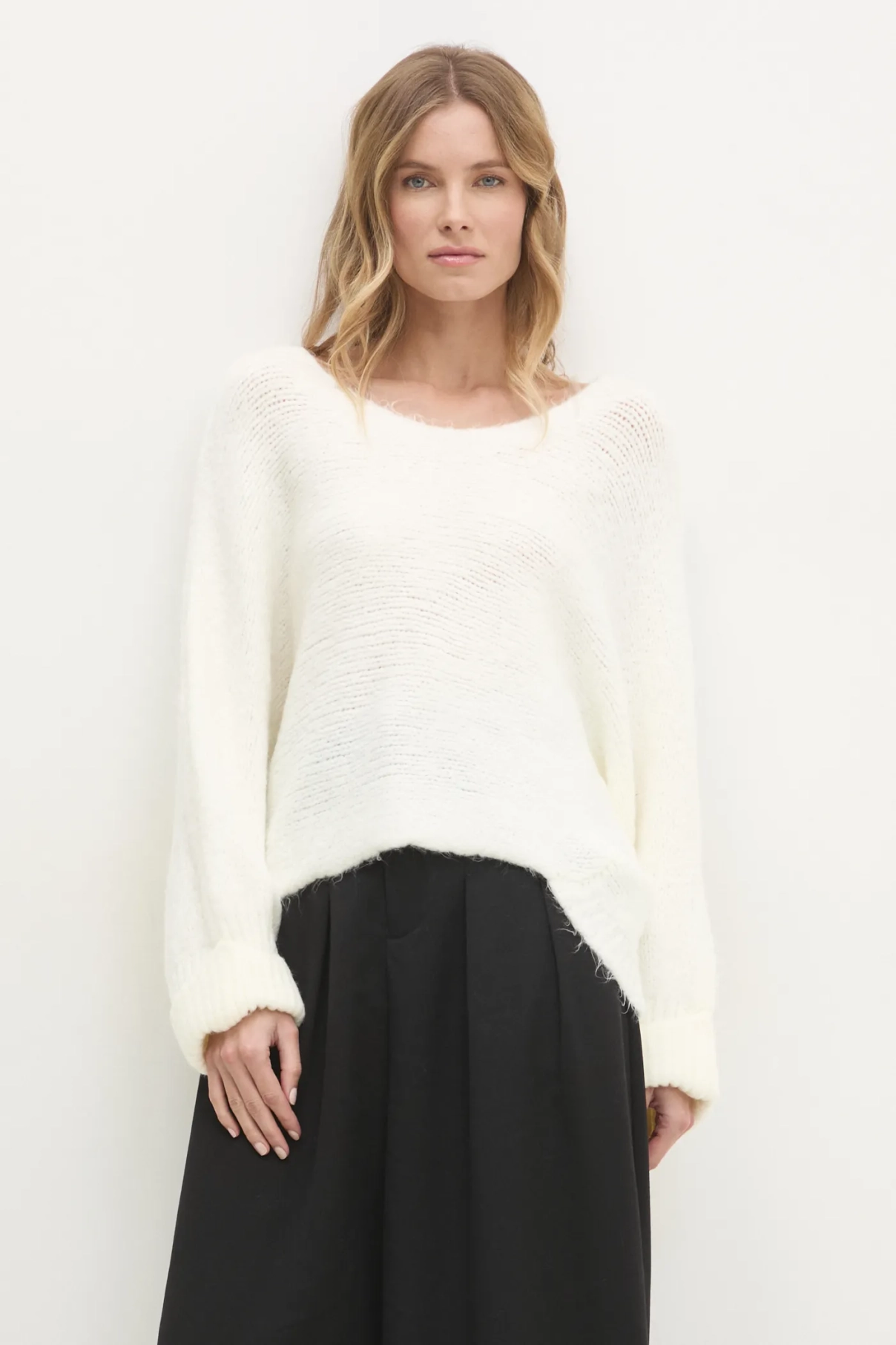 Свитер Answear Lab, белый 
Свитер Answear Lab, белый