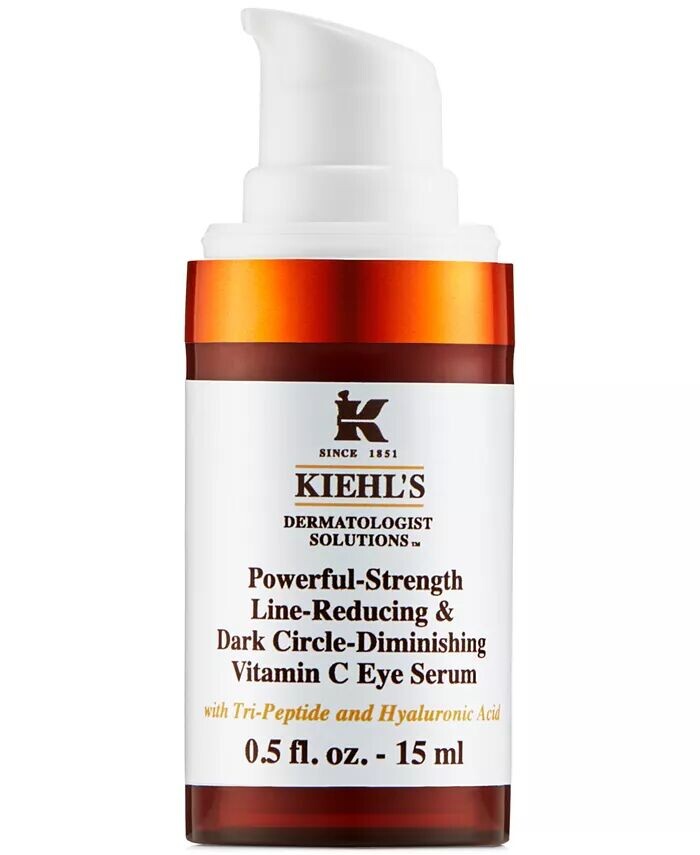 Мощная сыворотка под глазами, уменьшающая содержание витамина С под темными кругами, 0,5 унции Kiehl'S Since 1851
Мощная сыворотка под глазами, уменьшающая содержание витамина С под темными кругами, 0,5 унции Kiehl'S Since 1851