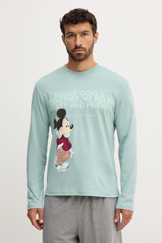 Хлопковая пижама с длинным рукавом United Colors Of Benetton, зеленый
Хлопковая пижама с длинным рукавом United Colors Of Benetton, зеленый