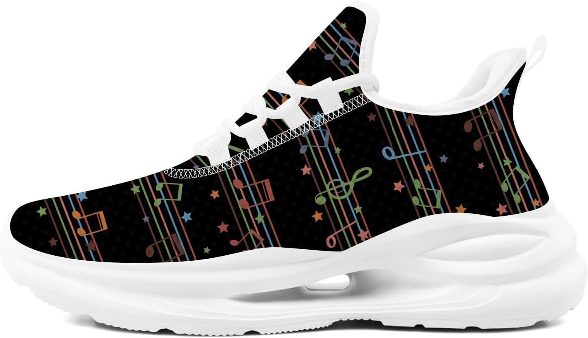 Кроссовки с музыкальным дизайном для женщин и мужчин, кроссовки для бега, тенниса и ходьбы с нотами Generic, черный/синий/зеленый
Кроссовки с музыкальным дизайном для женщин и мужчин, кроссовки для бега, тенниса и ходьбы с нотами Generic, черный/синий/зеленый