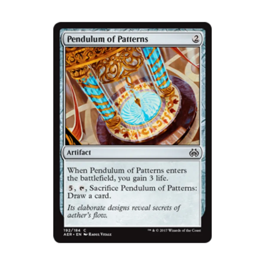 CCG Маятник узоров (С), MTG - Aether Revolt
CCG Маятник узоров (С), MTG - Aether Revolt