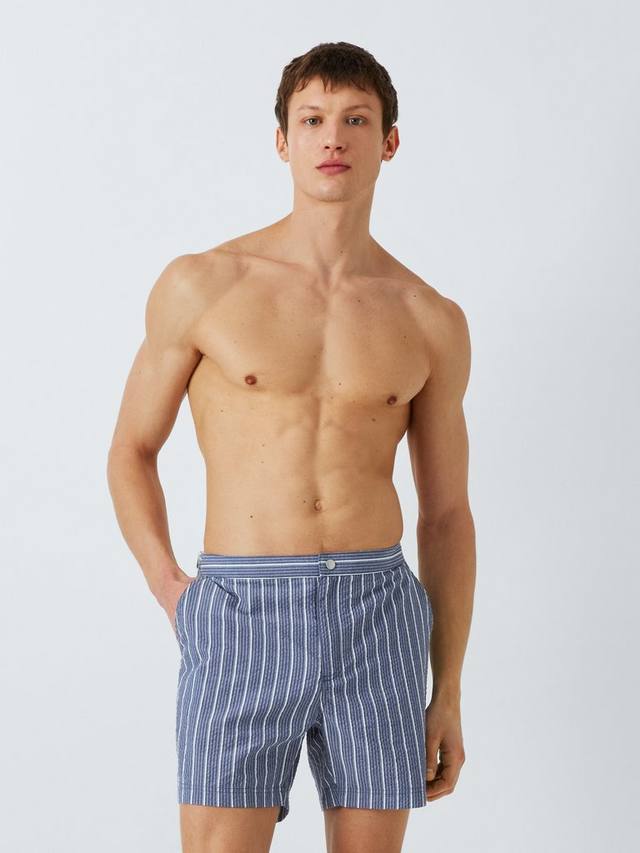 Сшитые на заказ плавательные шорты seersucker John Lewis, цвет Blue Multi
Сшитые на заказ плавательные шорты seersucker John Lewis, цвет Blue Multi