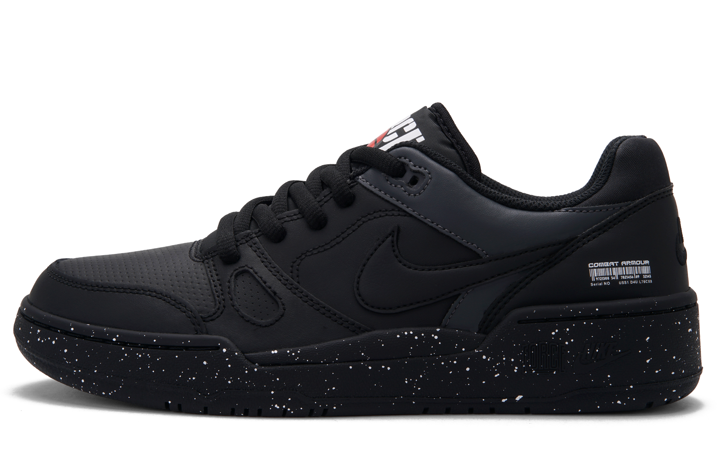 Nike Кроссовки для скейтбординга Full Force Low, износостойкие, черные, мужские 
Nike Кроссовки для скейтбординга Full Force Low, износостойкие, черные, мужские