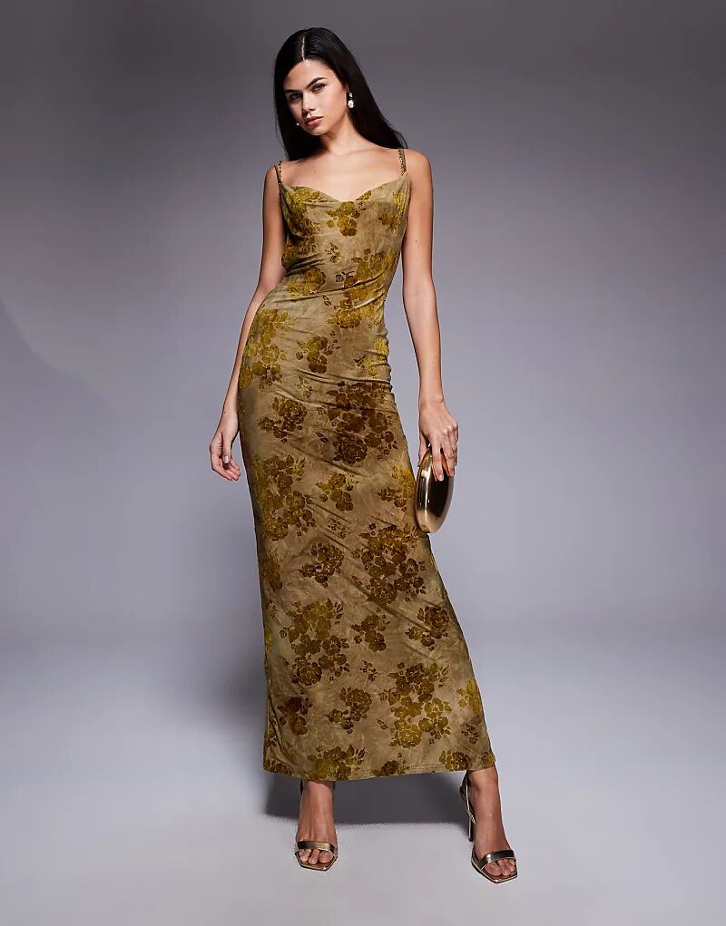 Длинное платье Tiger Mist Sparrow с воротником-хомутом и отделкой бисером на спине зеленого цвета
Длинное платье Tiger Mist Sparrow с воротником-хомутом и отделкой бисером на спине зеленого цвета