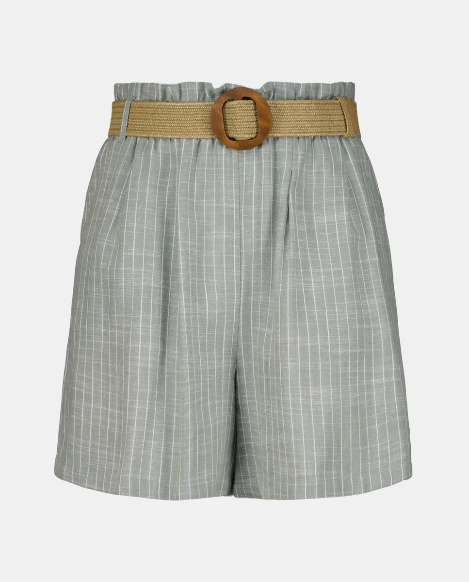 Женские шорты-бермуды с поясом из рафии Easy Wear, зеленый
Женские шорты-бермуды с поясом из рафии Easy Wear, зеленый