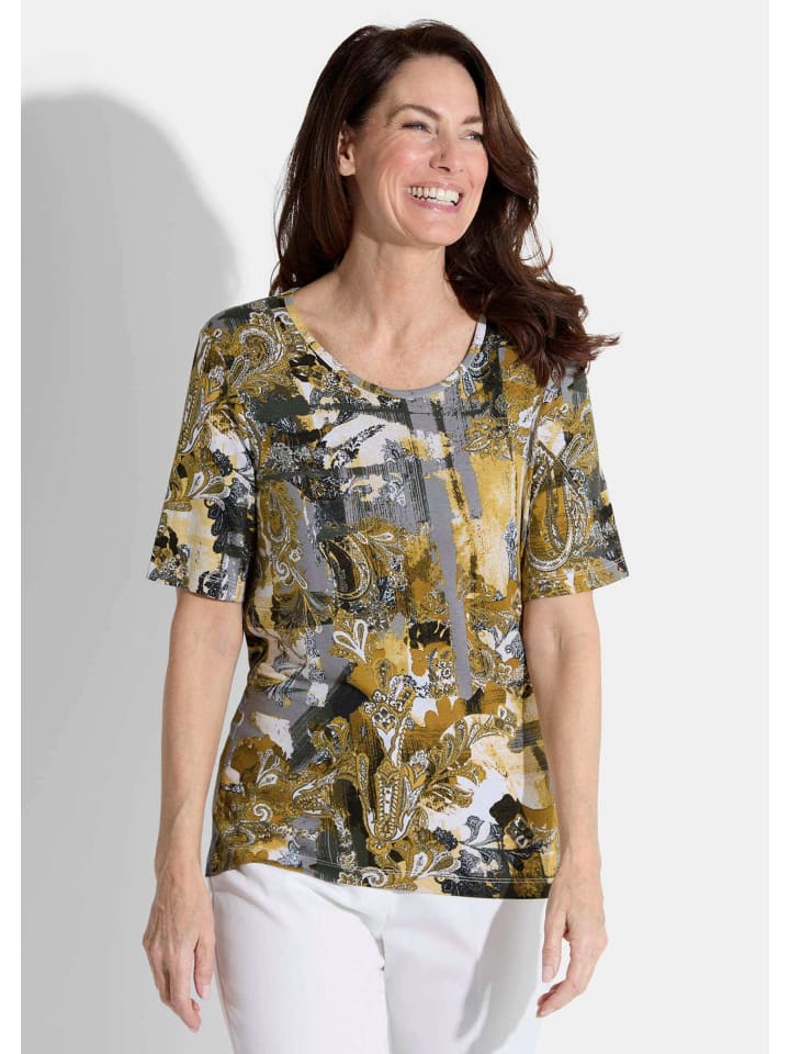 GOLDNER Короткий размер: Футболка серого/золотого цвета/с узором, Серый, GOLDNER Короткий размер: Футболка серого/золотого цвета/с узором
GOLDNER Короткий размер: Футболка серого/золотого цвета/с узором, Серый, GOLDNER Короткий размер: Футболка серого/золотого цвета/с узором