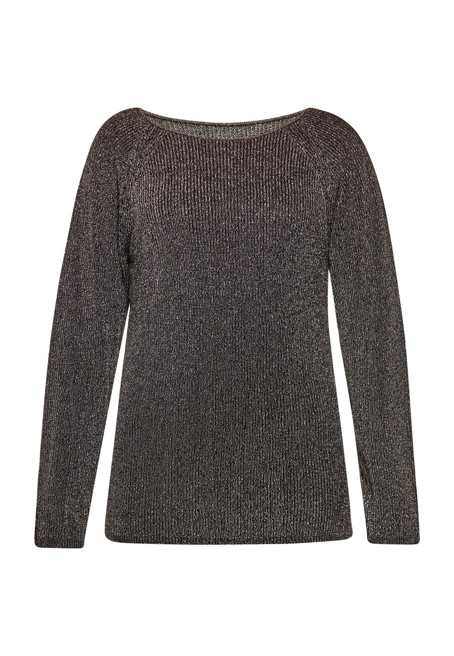 Тонкий вязаный свитер faina Sweater, черный
Тонкий вязаный свитер faina Sweater, черный