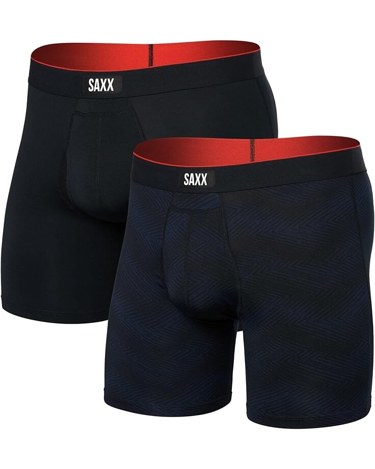 Боксеры SAXX UNDERWEAR Multi-Sport Mesh Boxer Brief Fly 2-Pack, цвет Full Tilt Chevron/Black
Боксеры SAXX UNDERWEAR Multi-Sport Mesh Boxer Brief Fly 2-Pack, цвет Full Tilt Chevron/Black