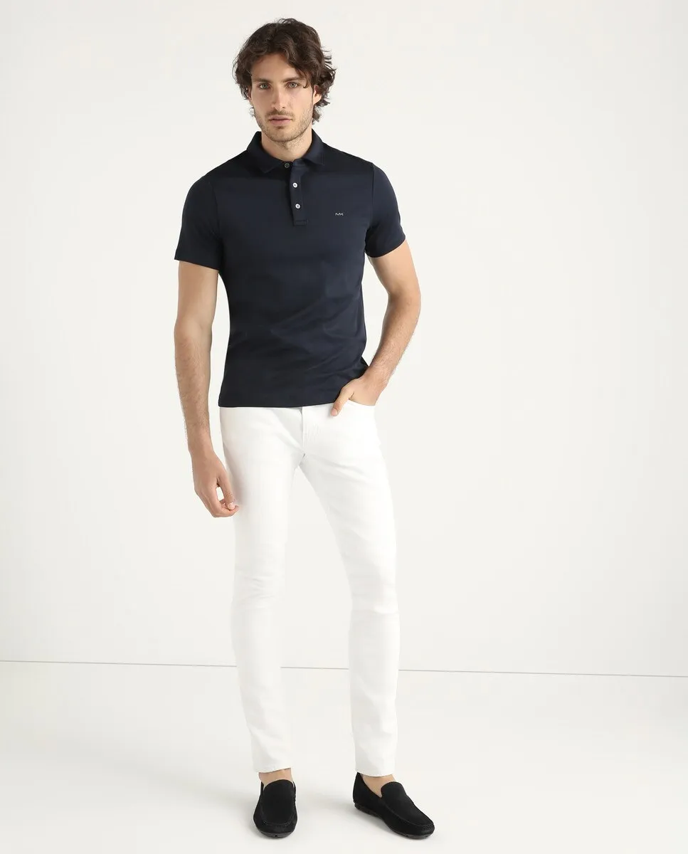 Мужская рубашка-поло из хлопка с вышитым логотипом на заказ Michael Kors, темно-синий
Мужская рубашка-поло из хлопка с вышитым логотипом на заказ Michael Kors, темно-синий