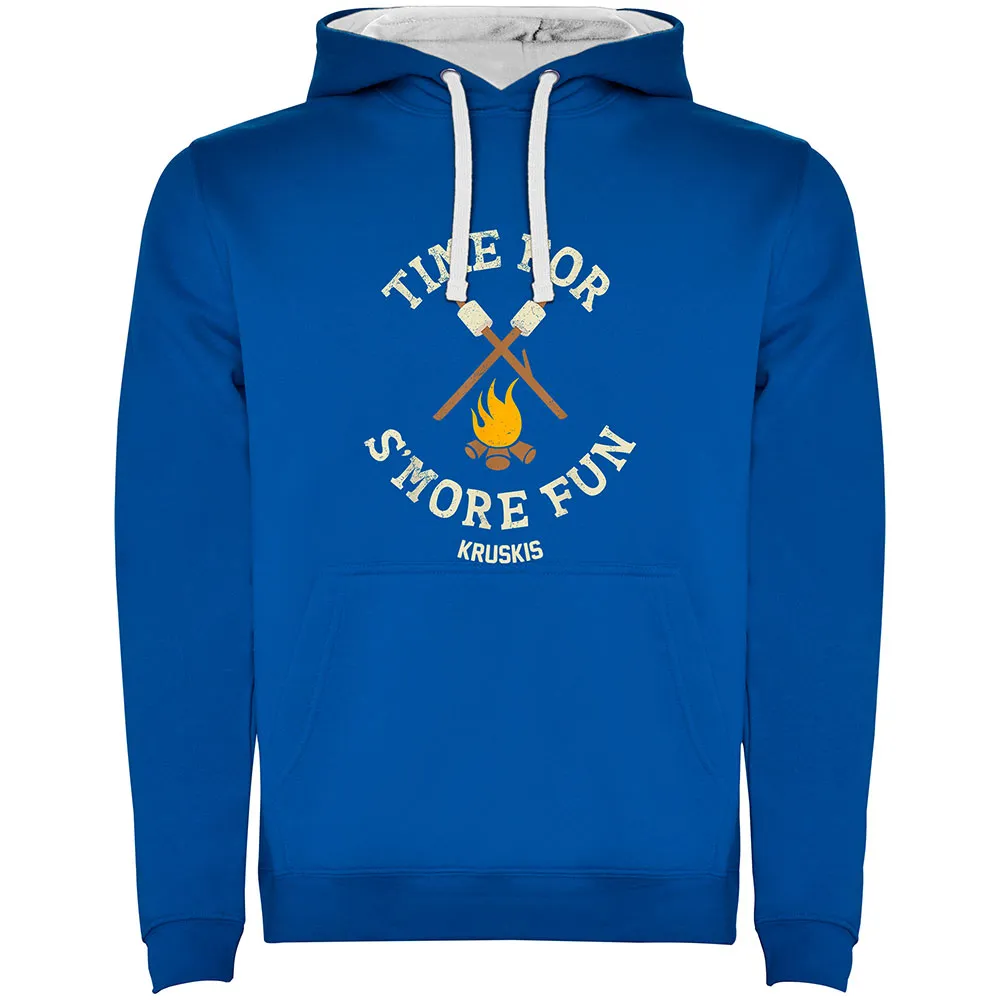 Худи Kruskis Time For More Fun, синий 
Худи Kruskis Time For More Fun, синий