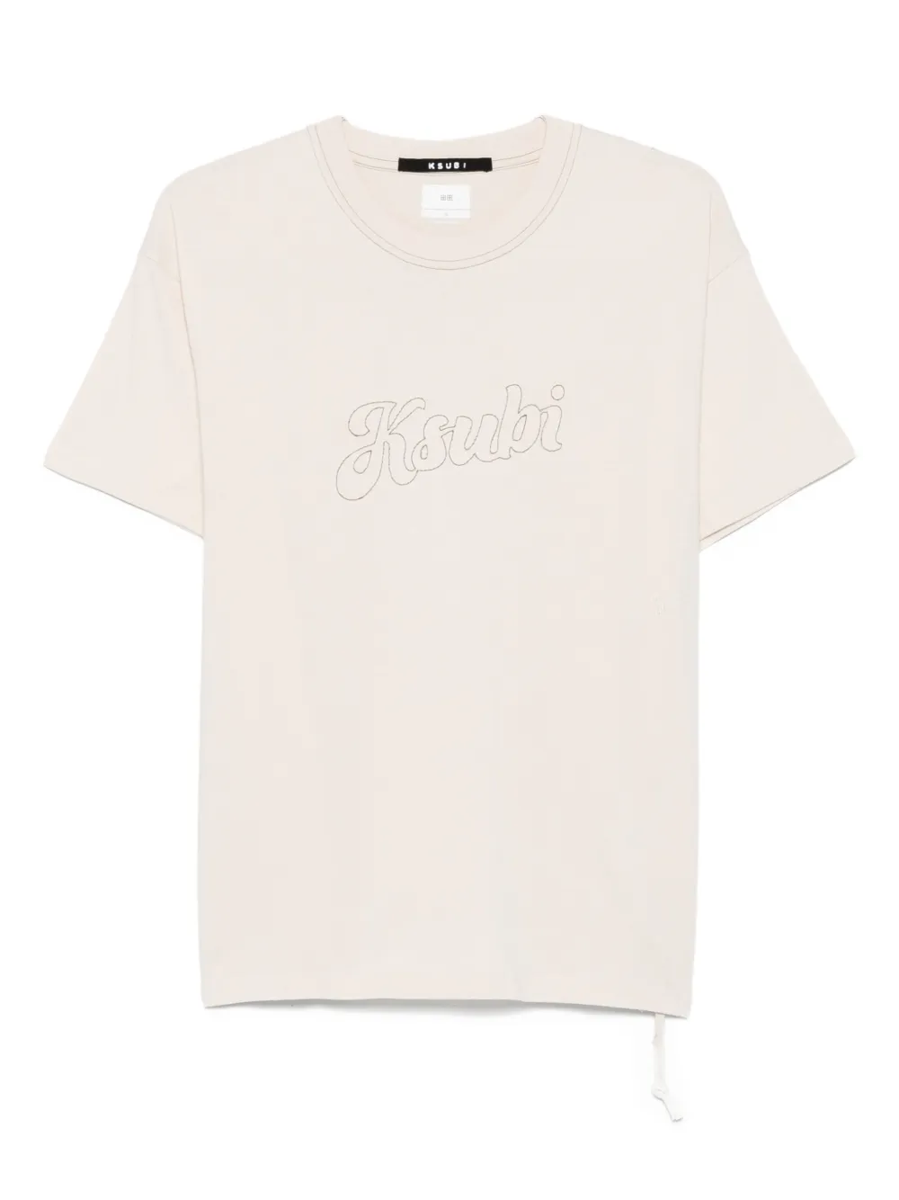 Футболка с вышитым логотипом Ksubi, нейтральный
Футболка с вышитым логотипом Ksubi, нейтральный